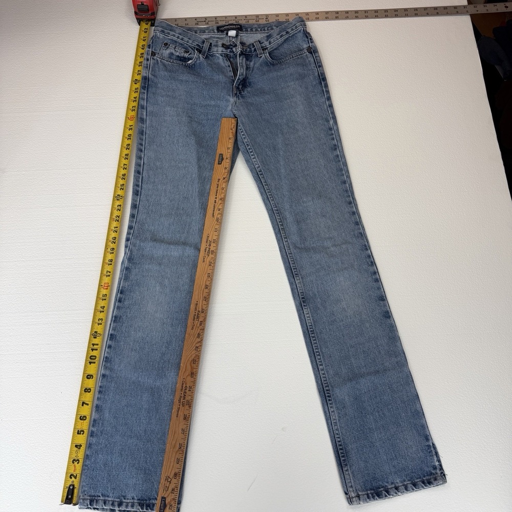 Vintage 90s London Jean Straight Leg Cotton Blue Denim Jeans Size 4 Normcore Y2K - Picture 5 of 12